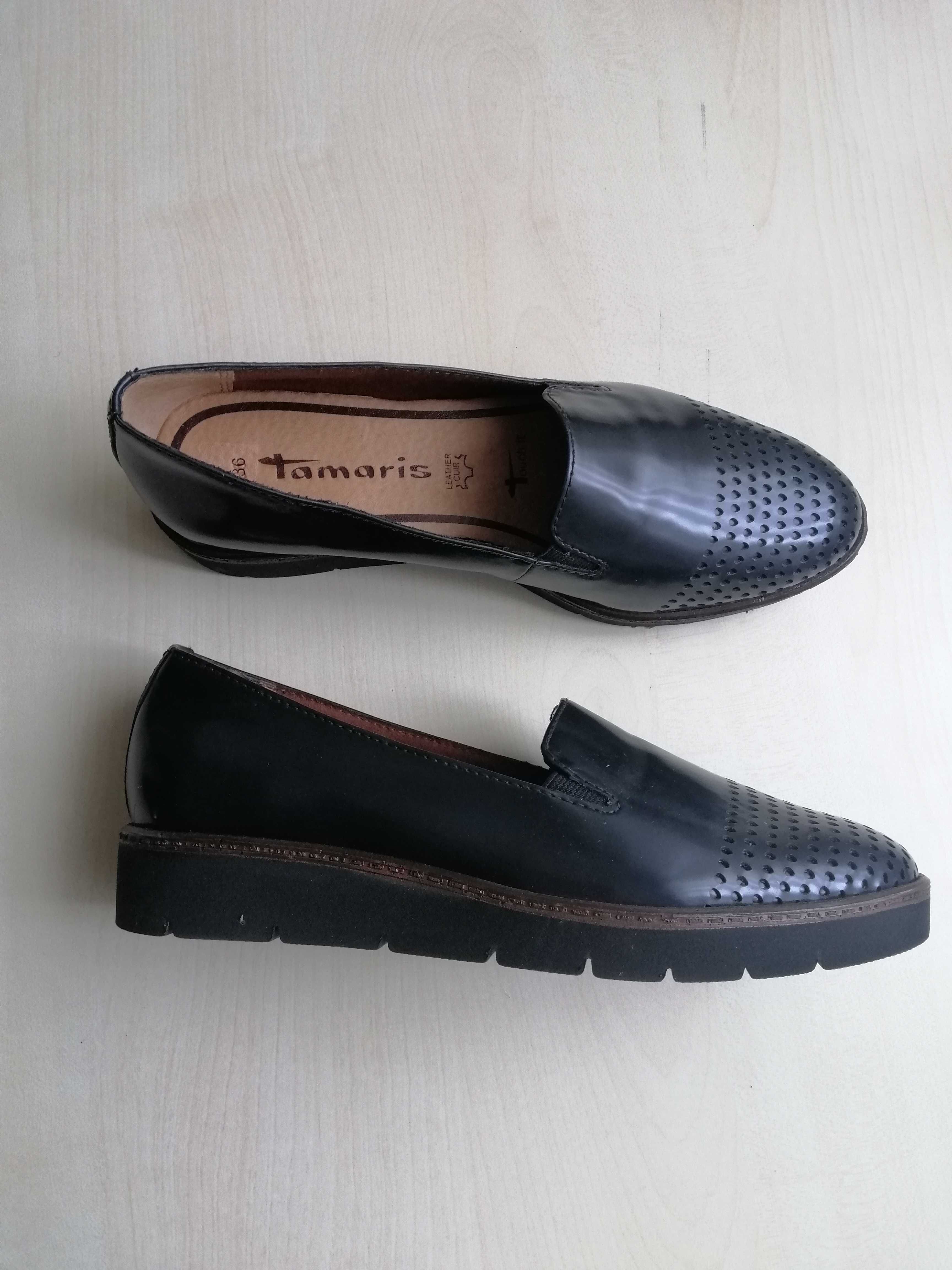 Нові туфлі, лофери Tamaris р.36.