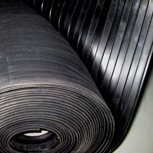 Гумова автодоріжка “Смужка/П’ятак” | Коврики для авто, СТО, майстерень