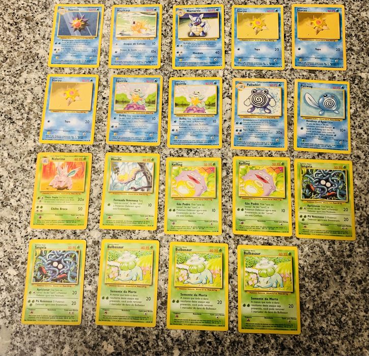 Cartas Pokémon Base Set