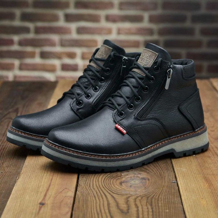 Теплі зимові черевики шкіра Levi`s Ваша сеть ! предлагает