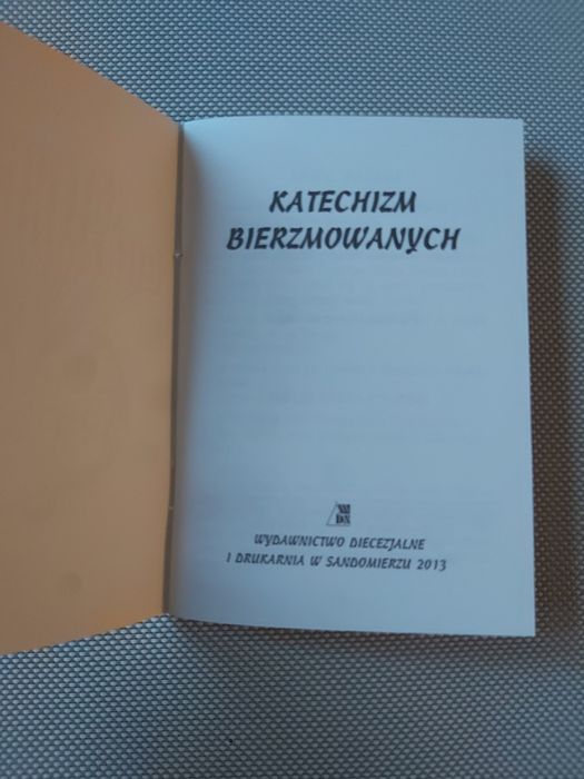 Katechizm Bierzmowanych książeczka przygotowujaca do Bierzmowania