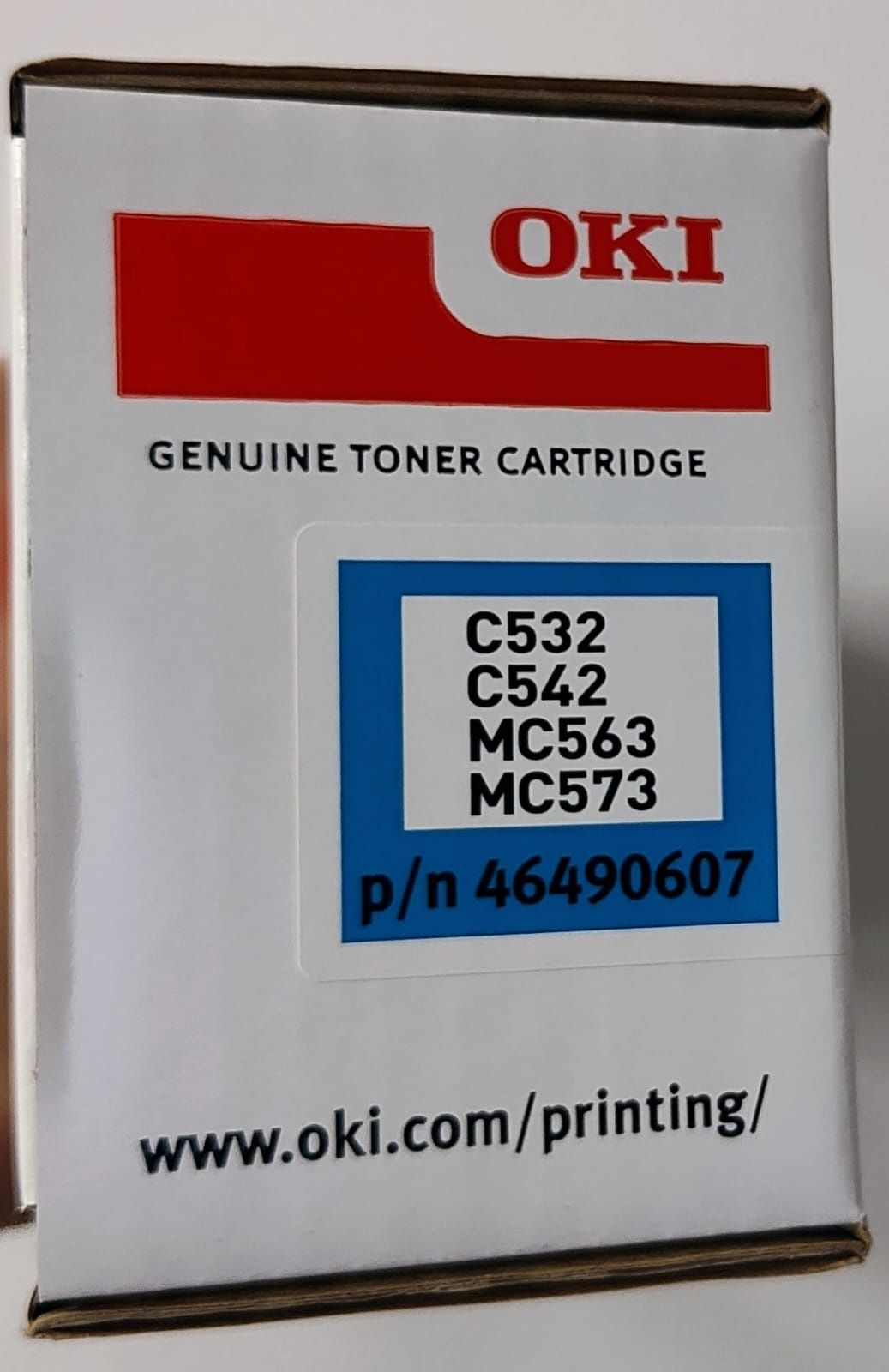 ORYGINALNY Toner OKI cyan 6000 stron C532DN C542DN MC563DN MC573DN