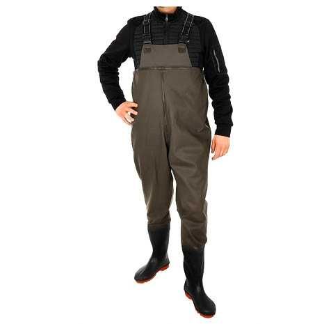 SPODNIE WĘDKARSKIE RYBACKIE spodniobuty z szelkami rozmiary 42-46