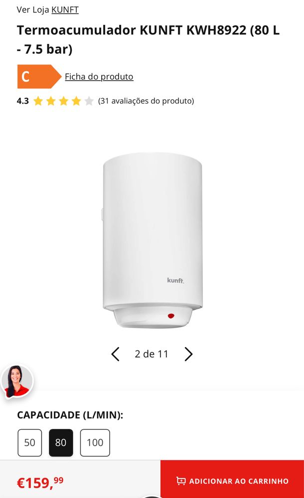 Vendo Termuculador 80 Litros