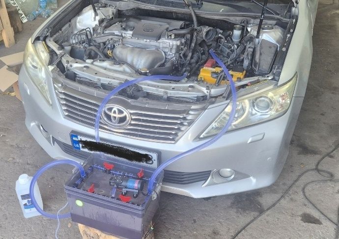 Промывка радиатора печки