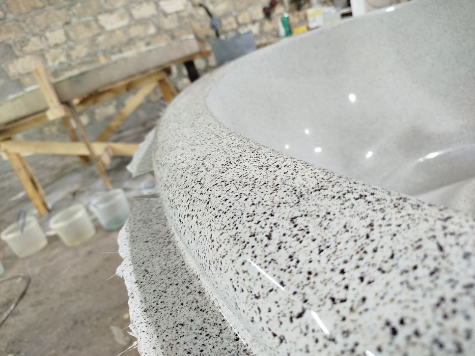 Чан джакузі 6 форсунок,лед підсвітка на 24 коляри