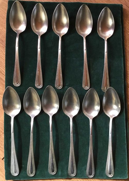 Colheres de Alpaca antigas