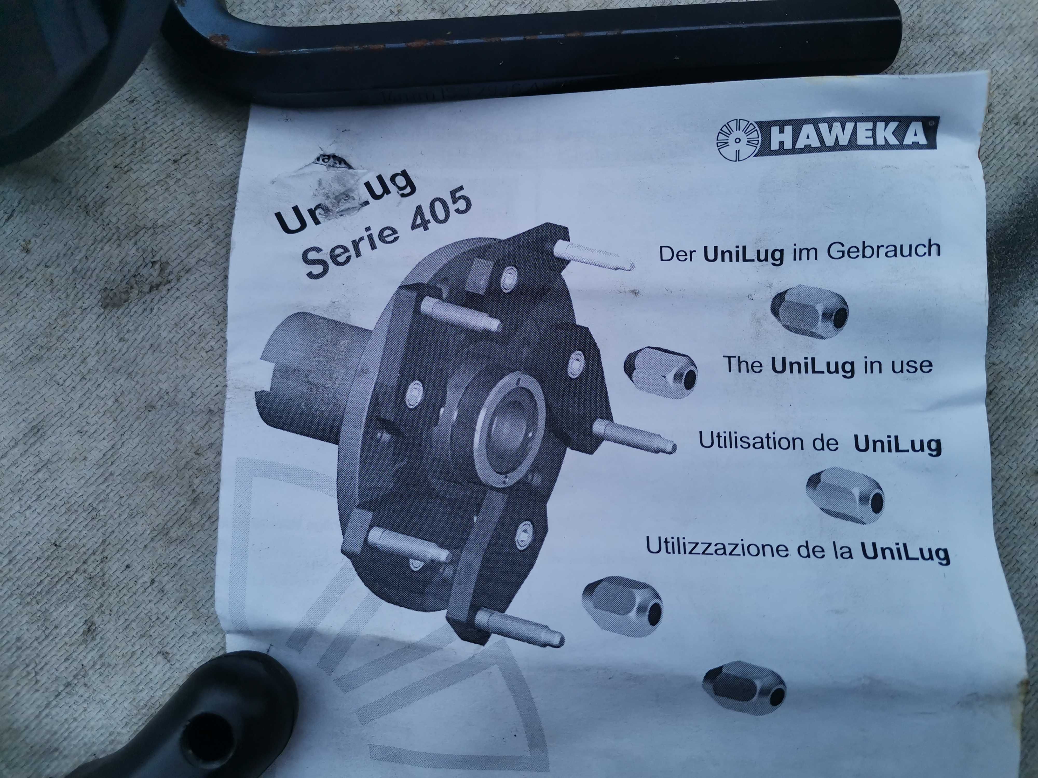 UniLug 405 uchwyt do felg nieprzelotowych - wałek 40 mm - HAWEKA