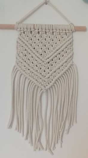 Makrama ecru 44x20, styl boho