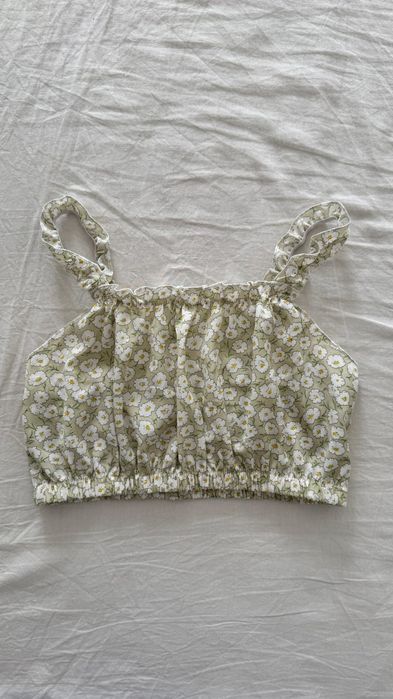 Top com estampa floral