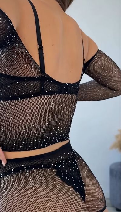 Комплект у сіточку колготки сіточка з камінцями колготки з доступом