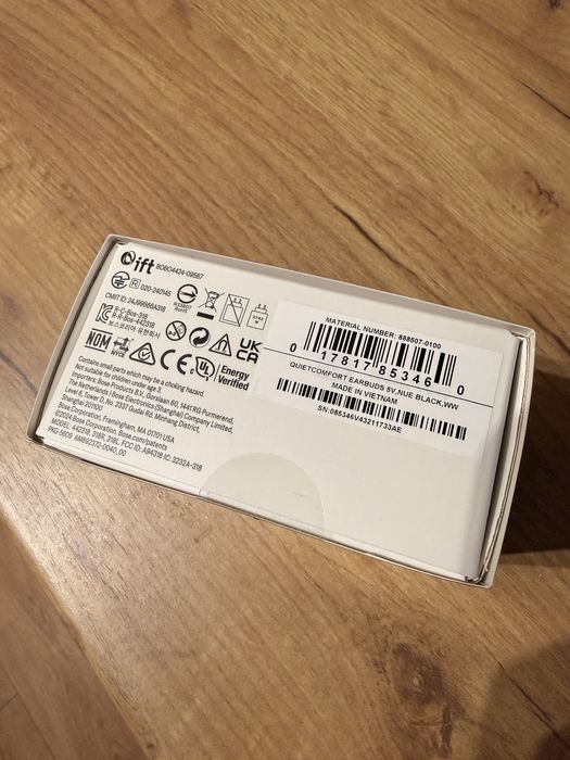 Słuchawki Bose Quietcomfort Earbuds Noise Cancelling Czarne