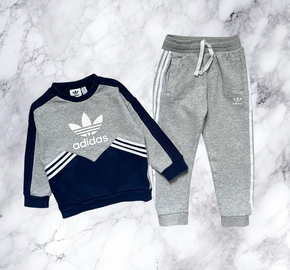 Теплий дитячий костюм Adidas оригінал 3/4 роки 104 см