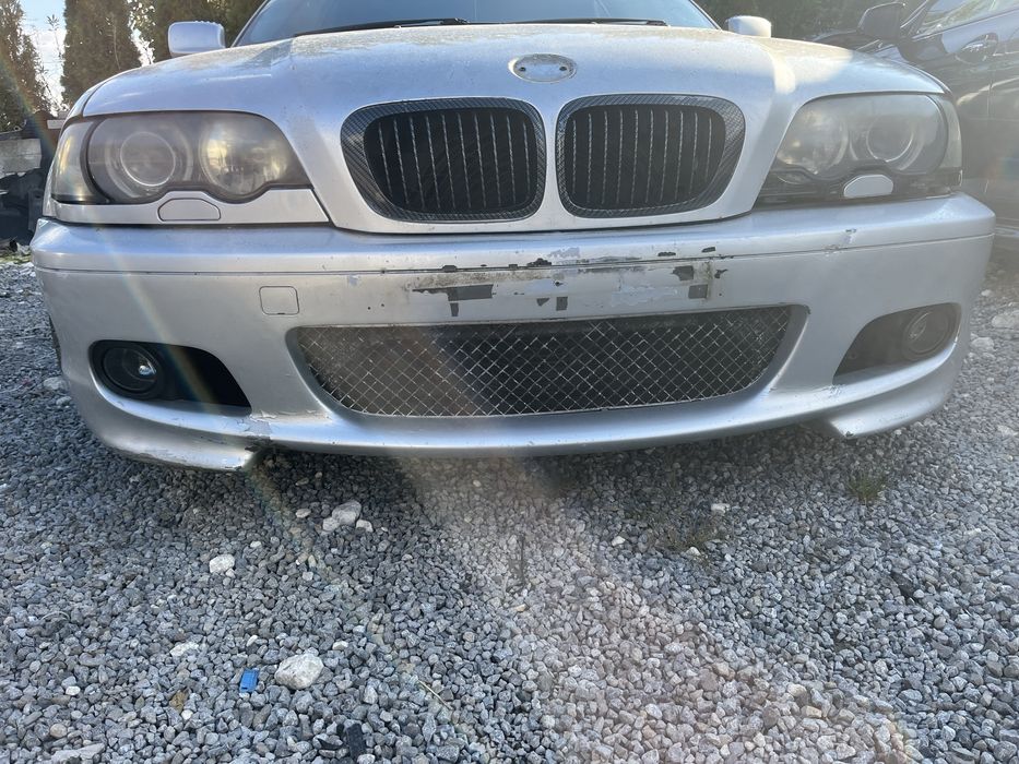 Zderzak przod przedni bmw e46 coupe cabrio m pakiet titansilber 354