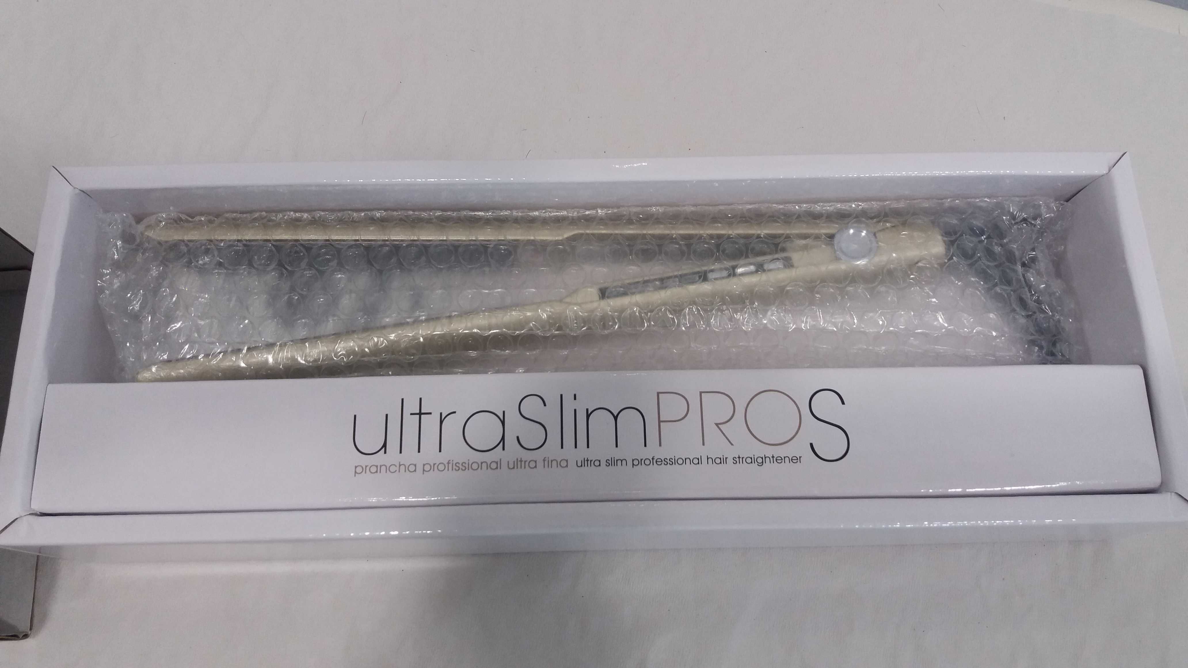 Prancha de Cabelo Rickiparodi Ultraslim Pro S Dourada 230ºC