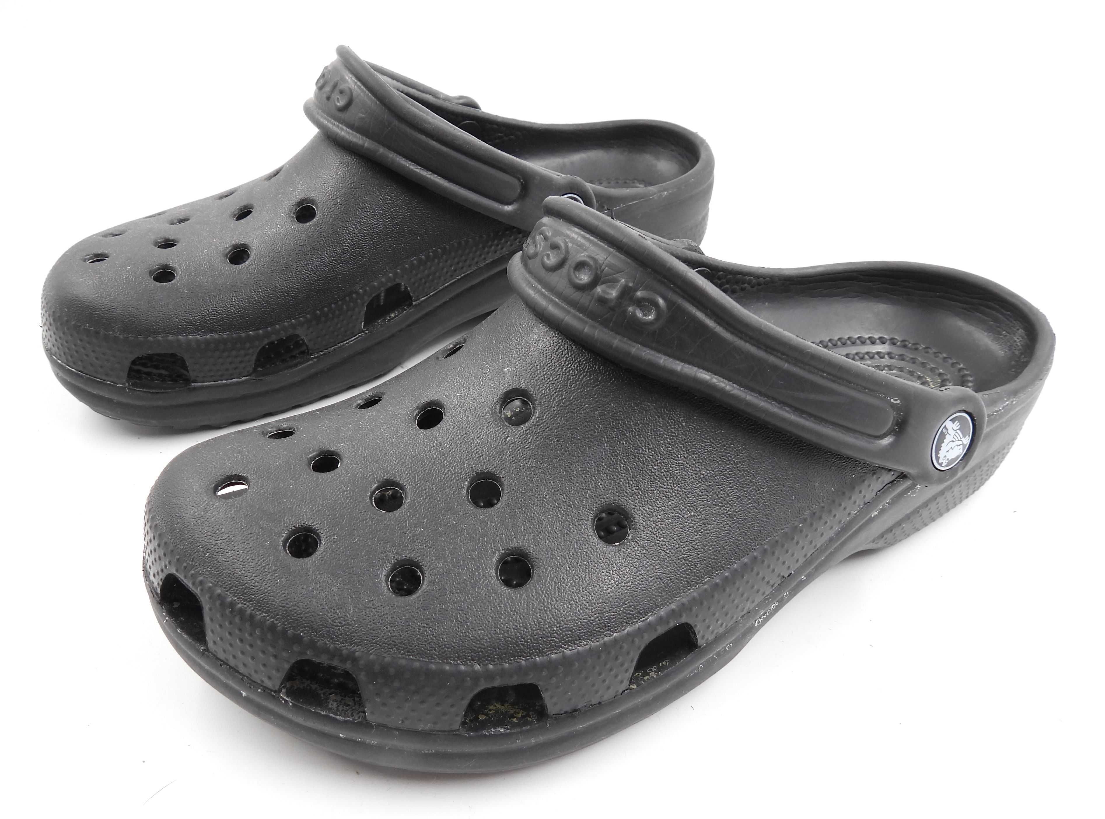 Crocs czarne klapki unisex 41 - 26,5 cm