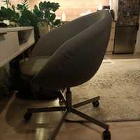Fotel z Ikei,do biurka ,szary, używany