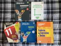 Livros de Exercícios de Matemática do 10º, 11º e 12º Ano