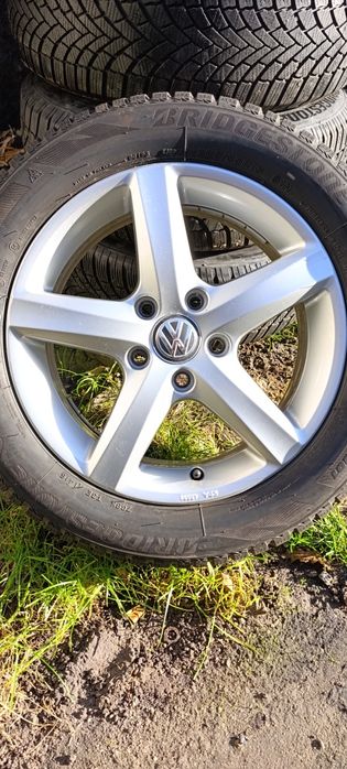 Alufelgi 16' VW Golf VII 5x112 + opony zimowe 205/55/R16