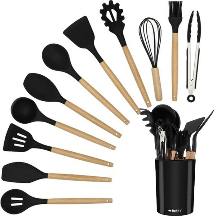 PRZYBORY kuchenne 12szt zestaw silikonowych akcesoriów do kuchni