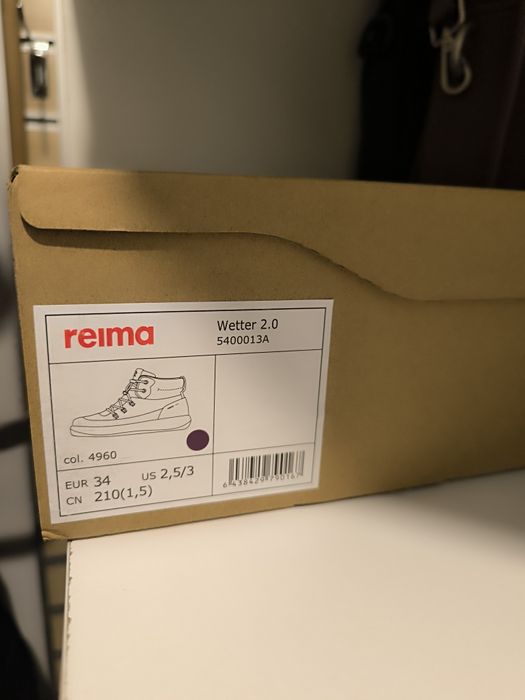 Buty Reima wetter 34 pink