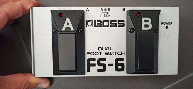 Boss FS -6 Novo (apenas utilizado em casa durante gravações)