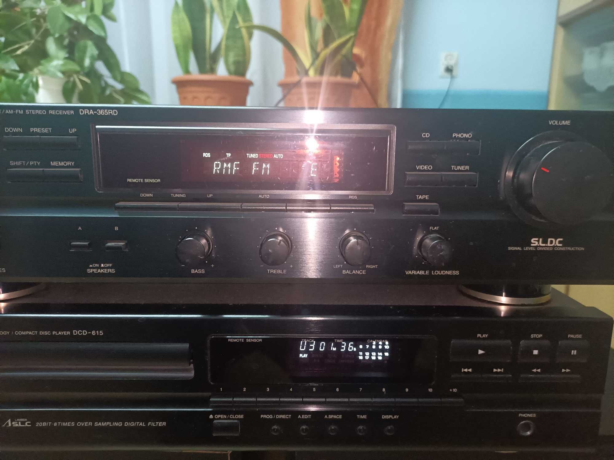 Sprzedam denon z kolumnami