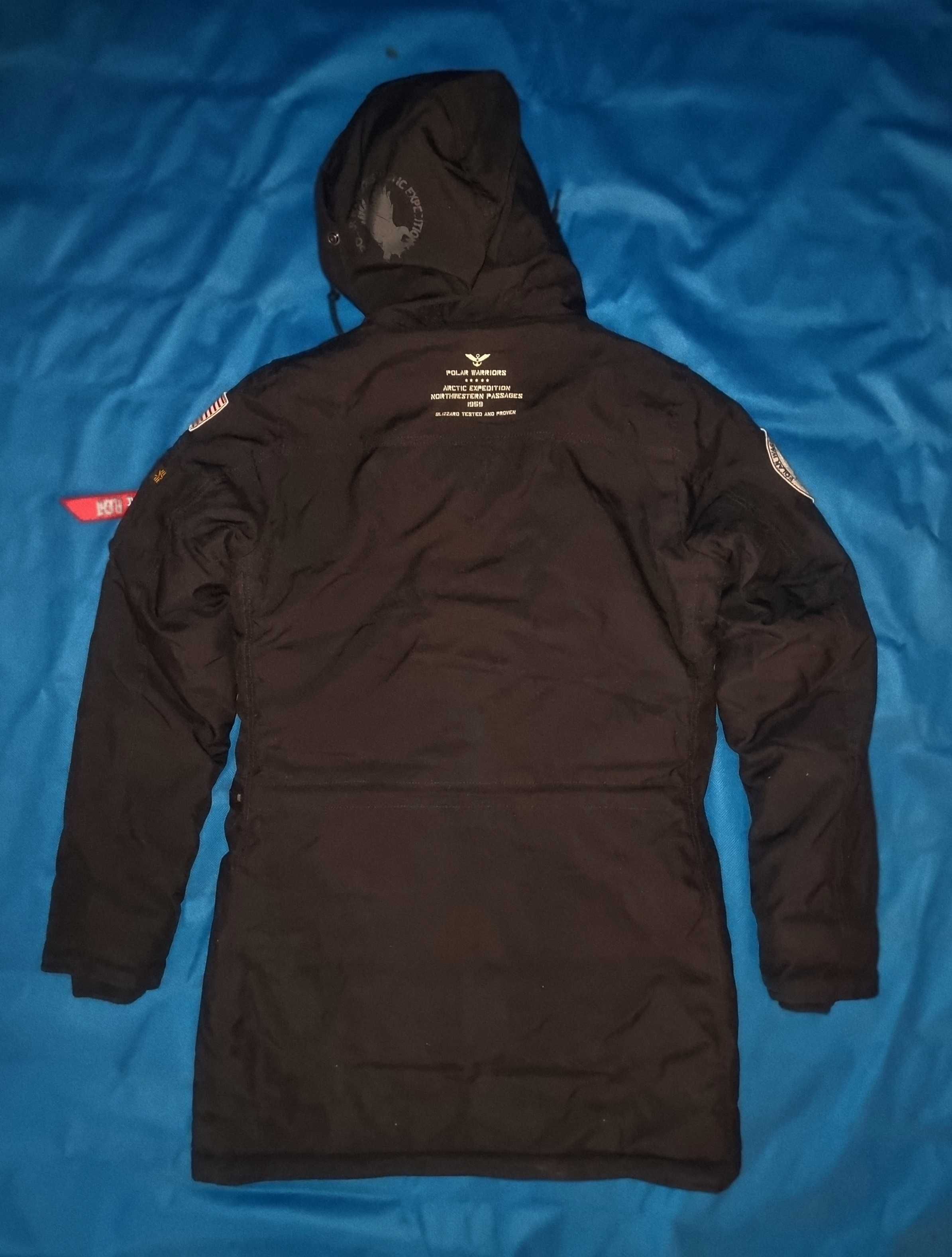 Alpha Industries N-3B Arctic Polar Jacket Parka Kurtka Zimowa Damska S
