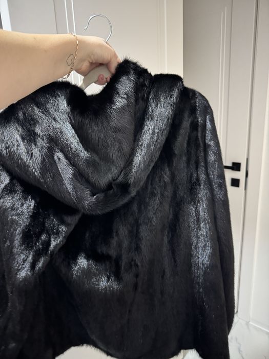 Норкова шуба натуральна розмір s