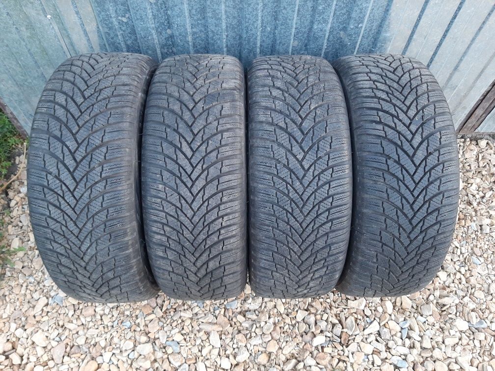 4 szt 185/55 r 15 Opony zimowe Firestone Winterhawk 4 JAK NOWE