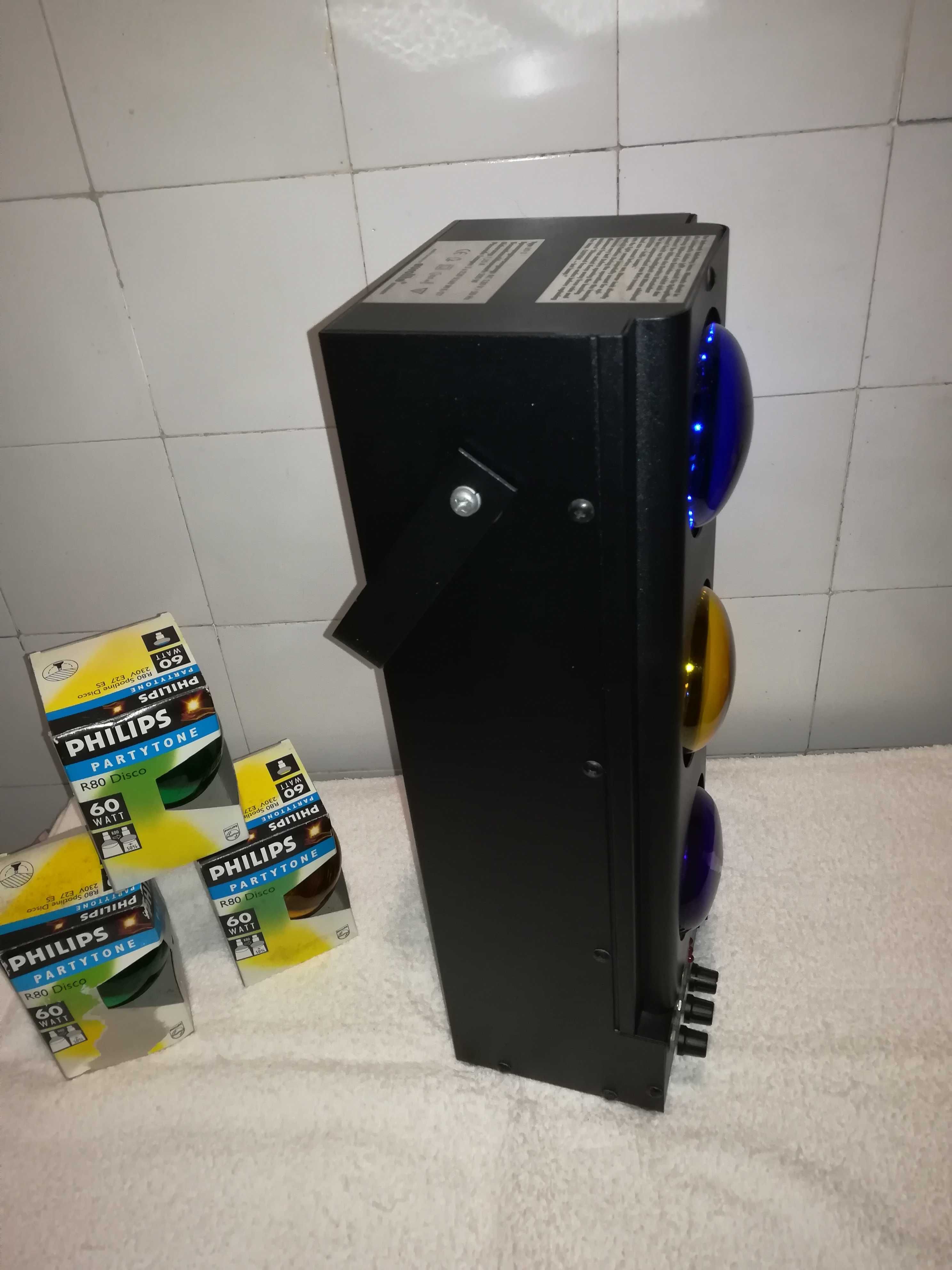 eurolite lo-3 (orgão de luzes em caixa de metal)