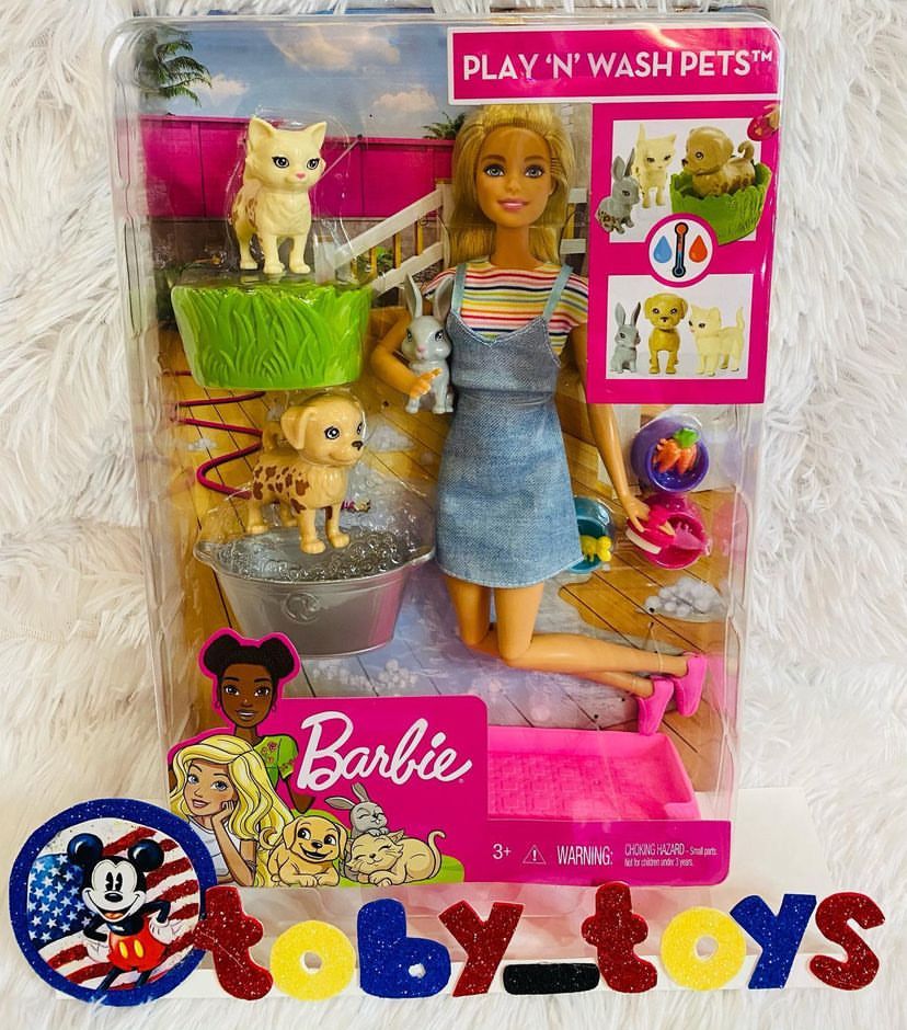 Кукла Барби Купай и играй Mattel Barbie Play ´N Wash Pets Doll