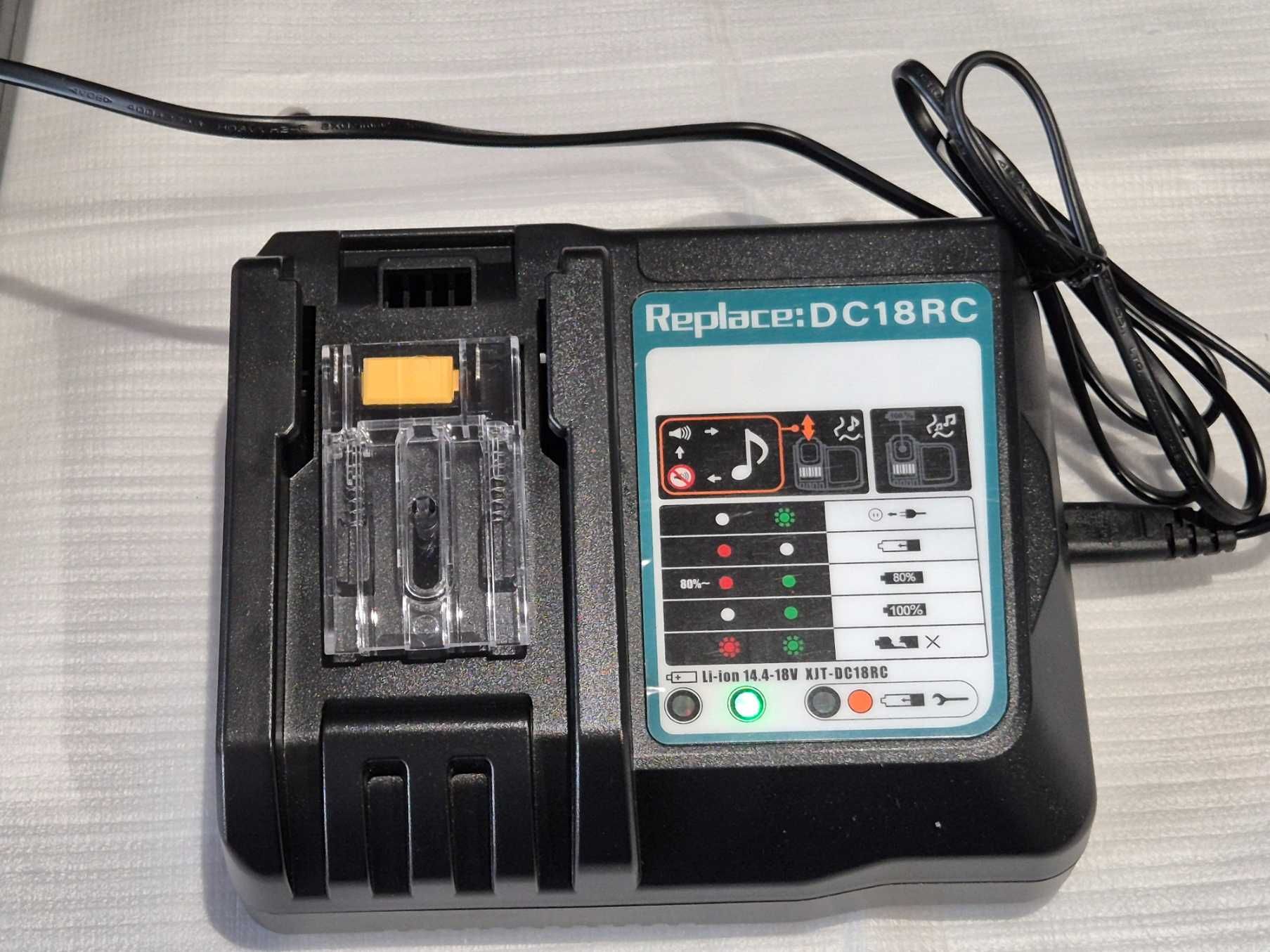 Szybka ładowarka li-ion do baterii MAKITA DC18RC 14,4-18 V 3,5 A