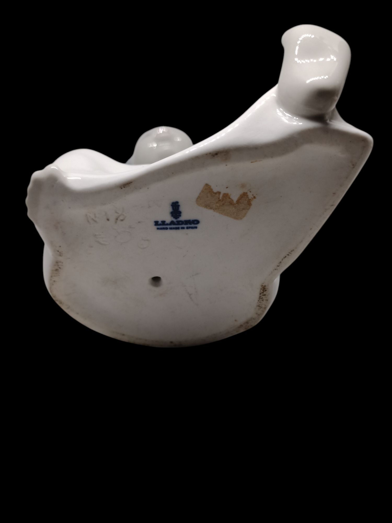 Figura antiga de anjo musico fabrica LLADRO