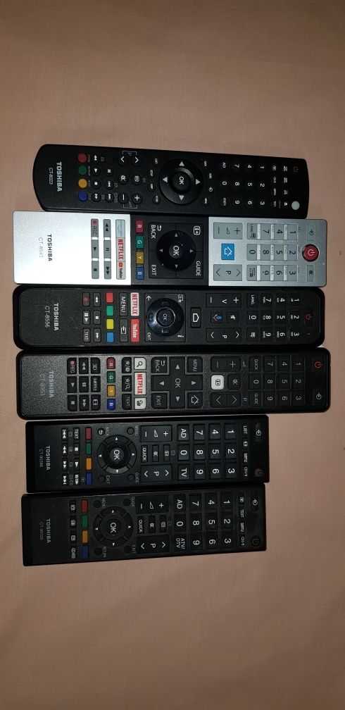 Comandos Originais para TV TOSHIBA