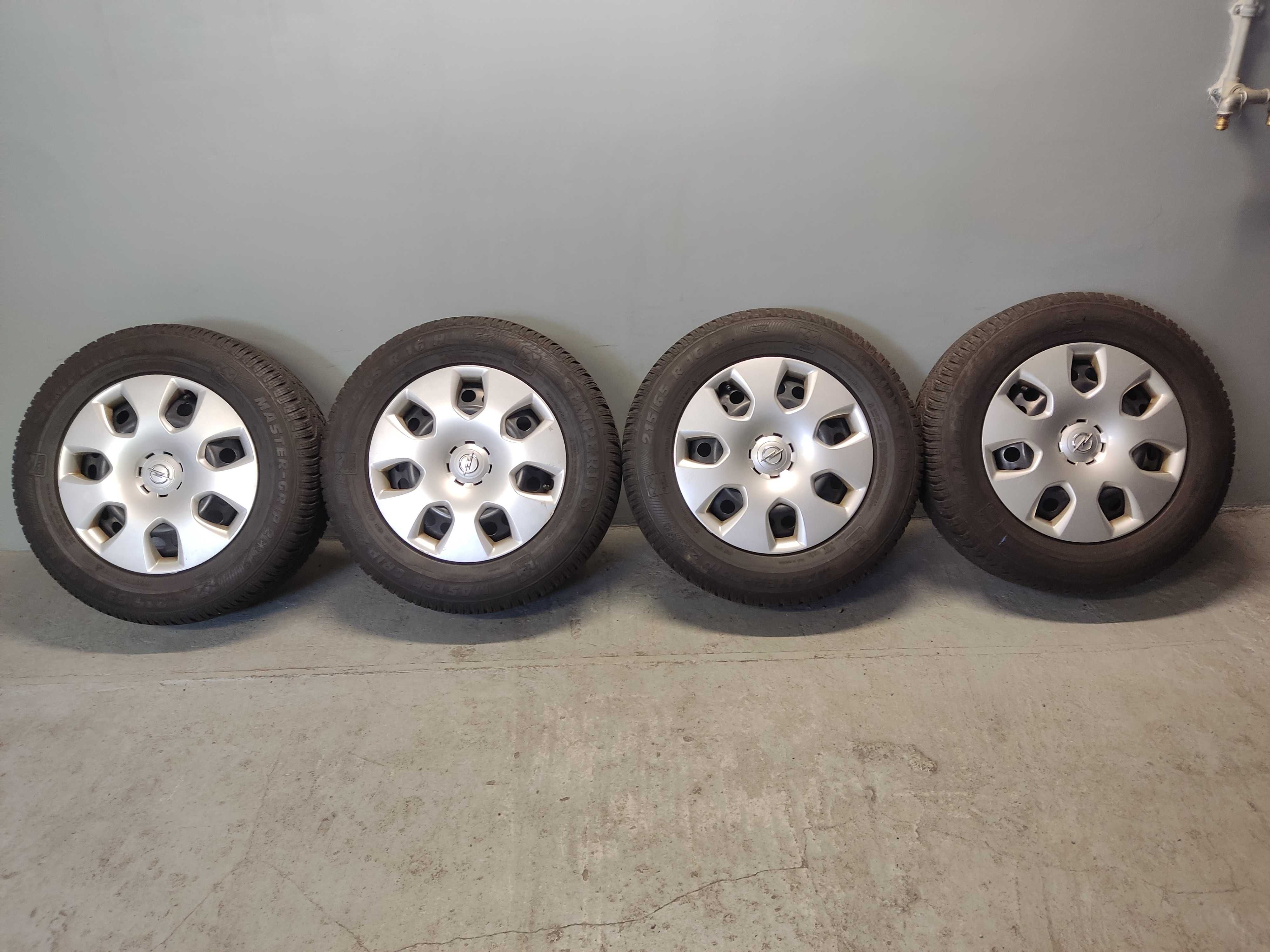 Koła stalowe 16 Opel Mokka 5x105, 215/65R16 Semperit 2017 rok czujniki
