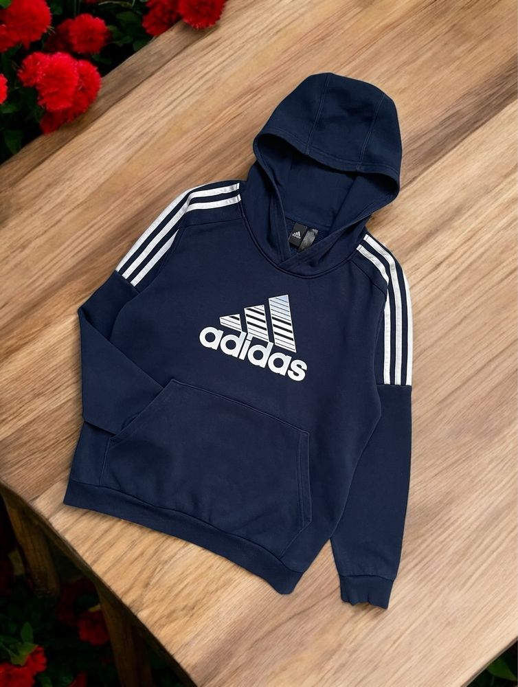 Толстовка, худи, кофта Adidas оригинал на подростка 13-14 лет
