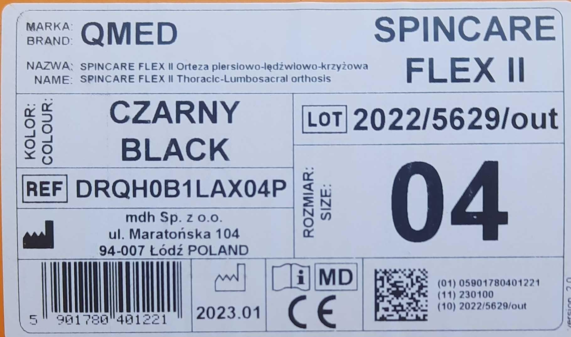 Orteza Piersiowo Lędźwiowo Krzyżowa Meyra Qmed