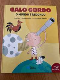 Galo gordo e Pedrito coelho livros