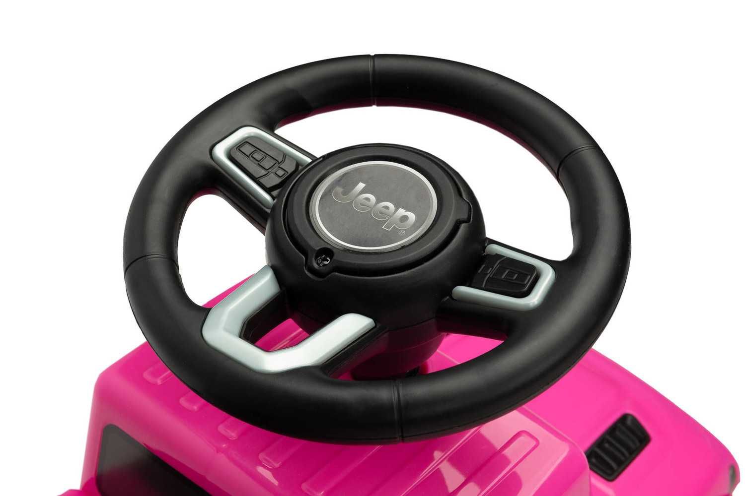 Jeździk pchacz JEEP RUBICON Pink pojazd dla dziecka 12-36m