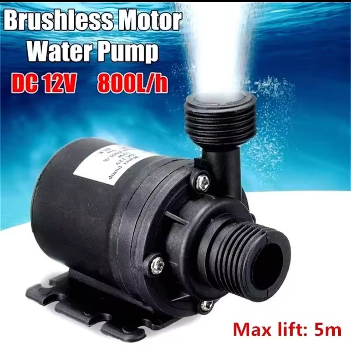 Pompa do cieczy wydajna 12V 700L/h