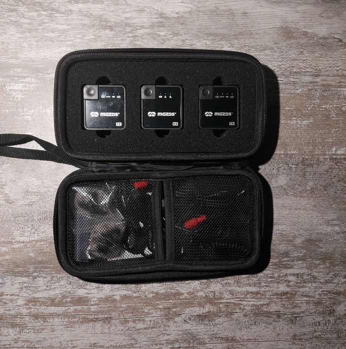 mikrofony bezprzewodowe mikroporty USB C jack mikrofon MOZOS MX1