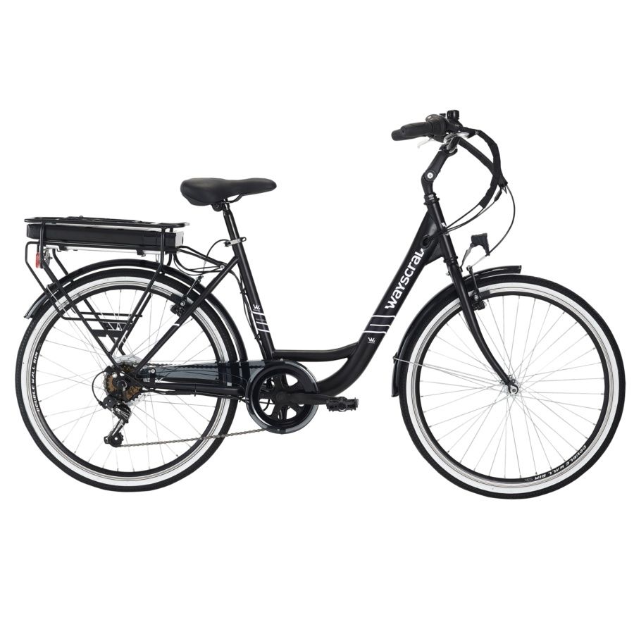 Bicicleta elétrica WAYSCRAL preta