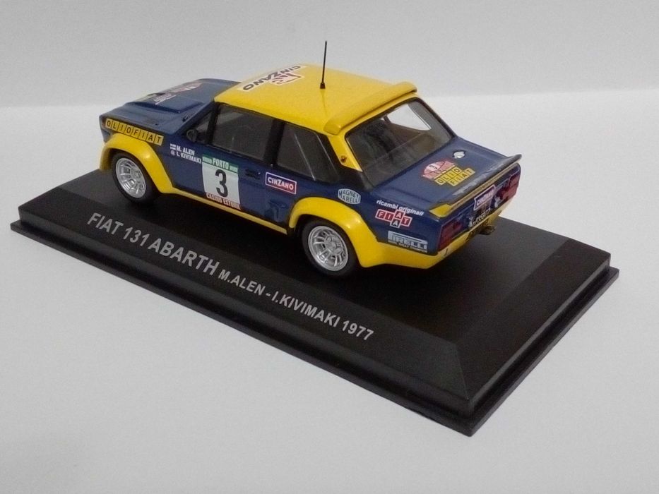 Miniaturas de carros do Rally de Portugal