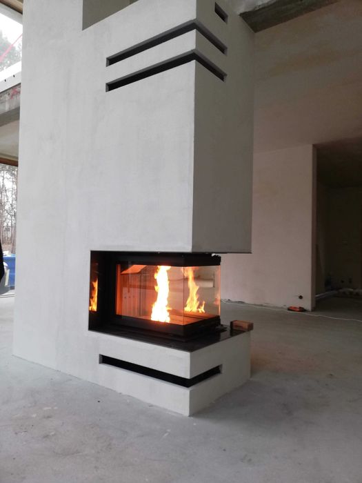 kominki z montażem, akumulacyjne, z płaszczem wodnym, dgp