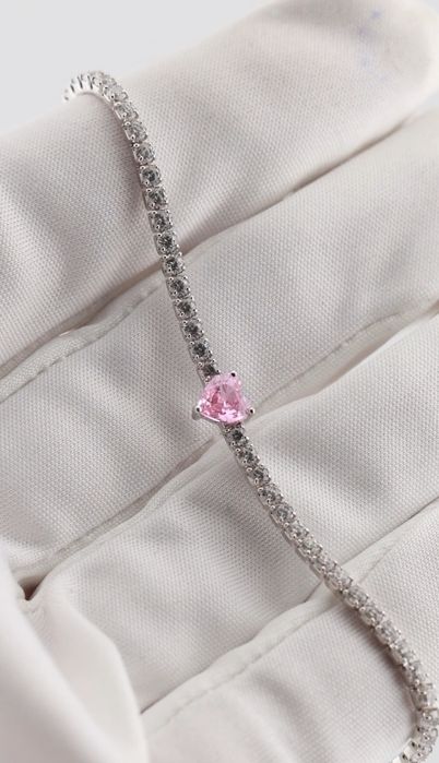 Срібний браслет тенісний з фіанітом
Артикул: BR20250128

Рекомендована