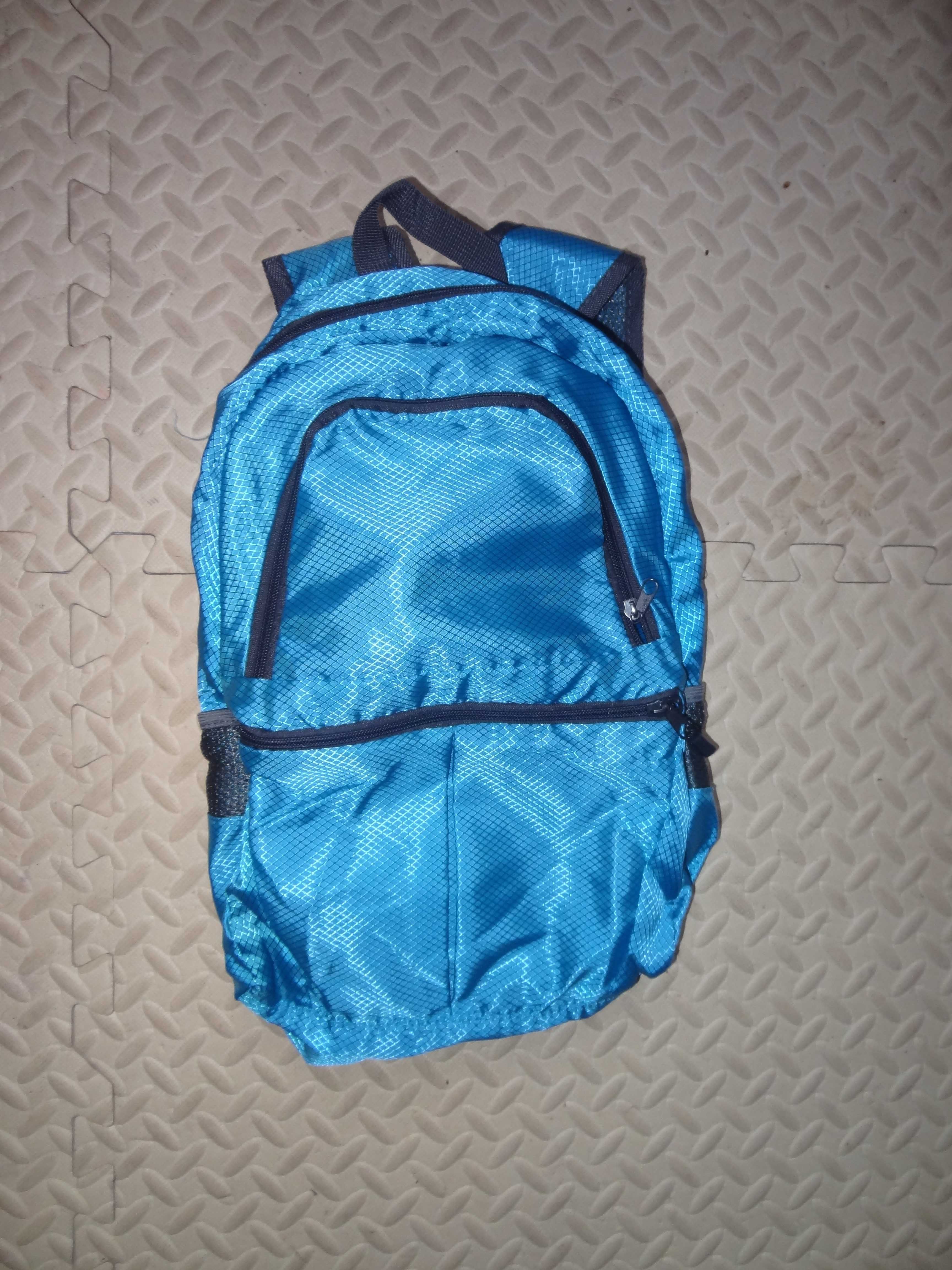 Легкий спортивний рюкзак cotton traders синій блакитний плащівка