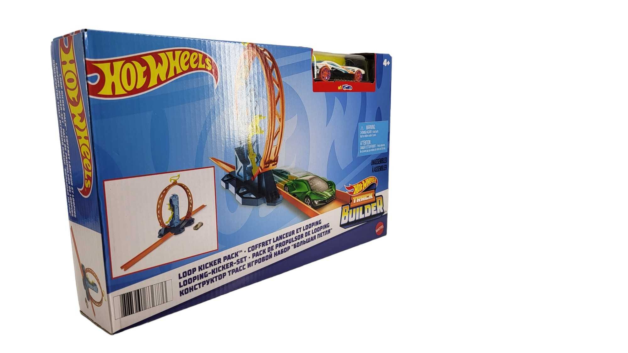 Hot Wheels Track Builder Pętla z przyspieszeniem