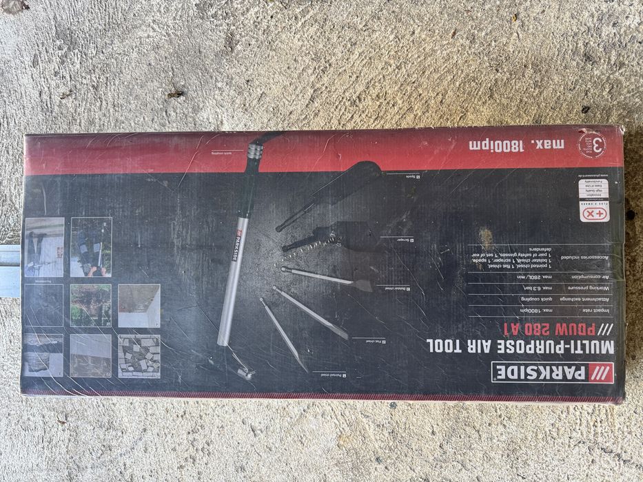 Wielofunkcyjne urzadzenie pneumatyczne parkside PDUW 280 A1