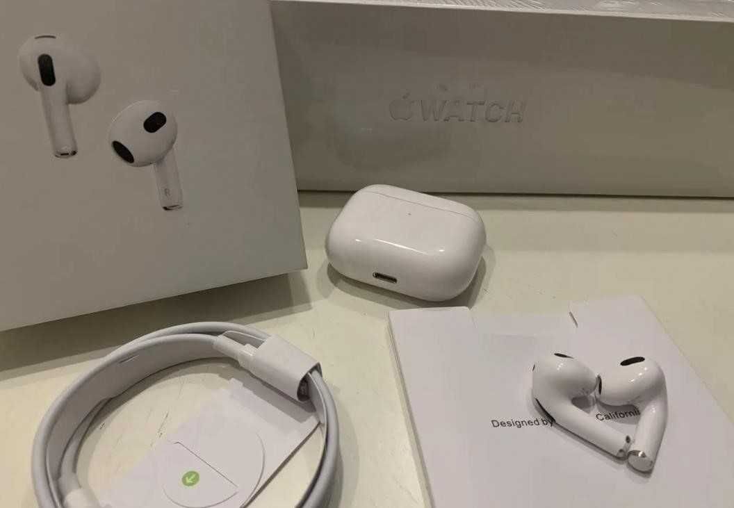 AirPods 3 Бездротові Навушники з шумоподавлінням +чохол